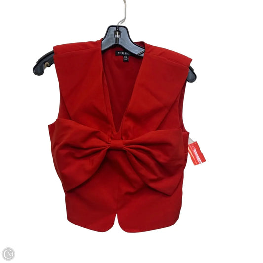 Vest Other By Steve Madden In Red, Size: Xs