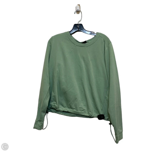 Sweatshirt Crewneck By Torrid In Green, Size: L