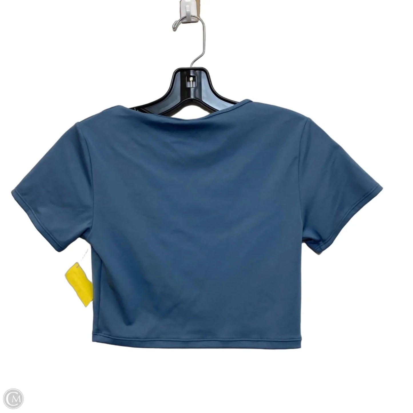 Athletic Top Short Sleeve By Gym Shark In Blue, Size: S
