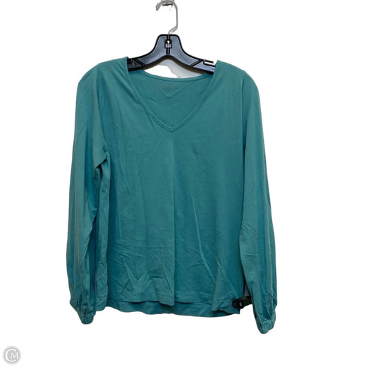 Top Long Sleeve By Loft In Blue, Size: L
