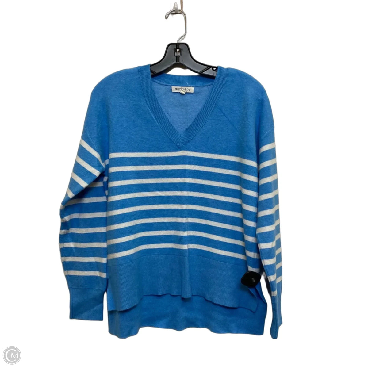 Sweater By Workshop In Blue, Size: Sp