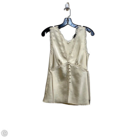 Top Sleeveless By Kinsley + Zoey In Cream, Size: Xs