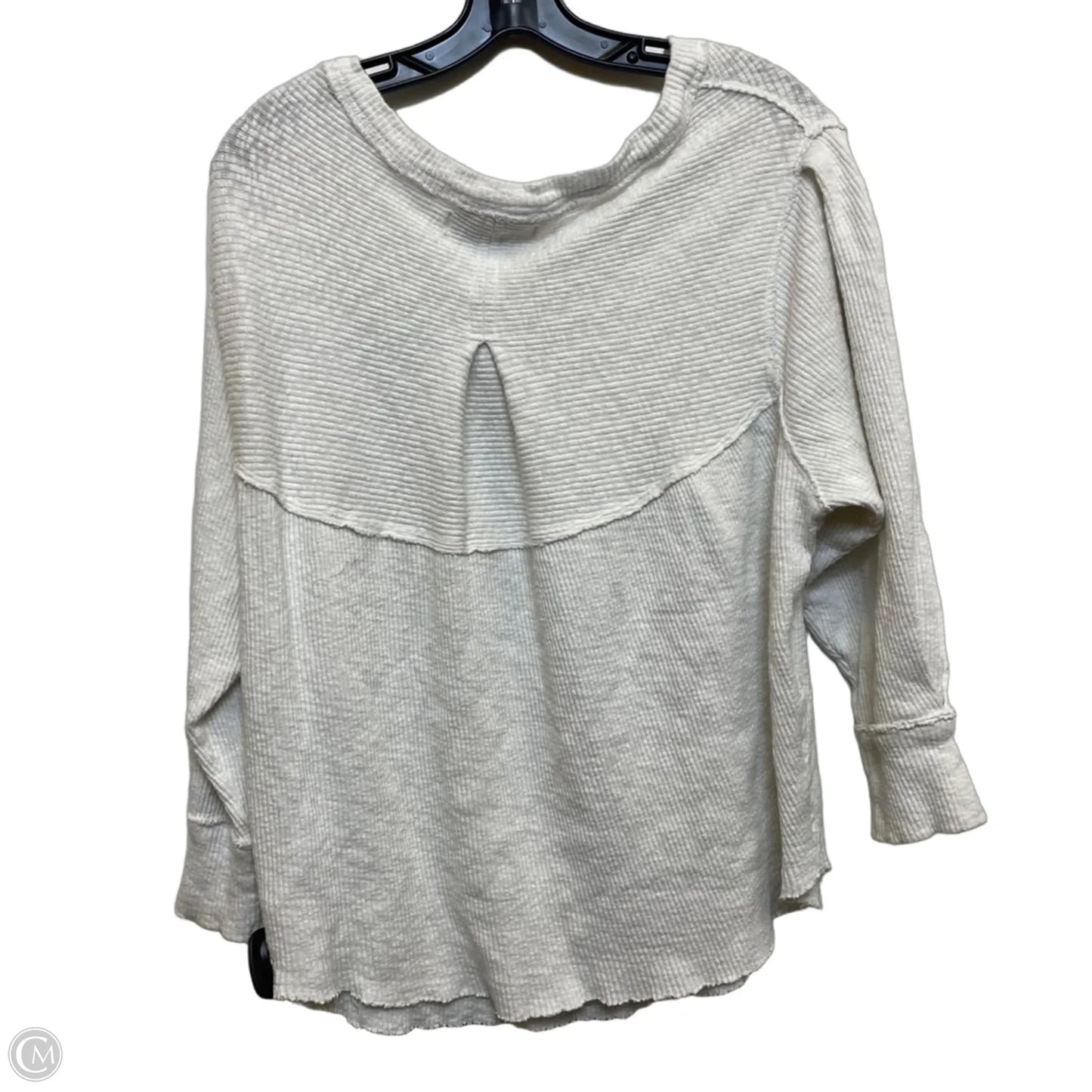 Top Long Sleeve By Free People In White, Size: S