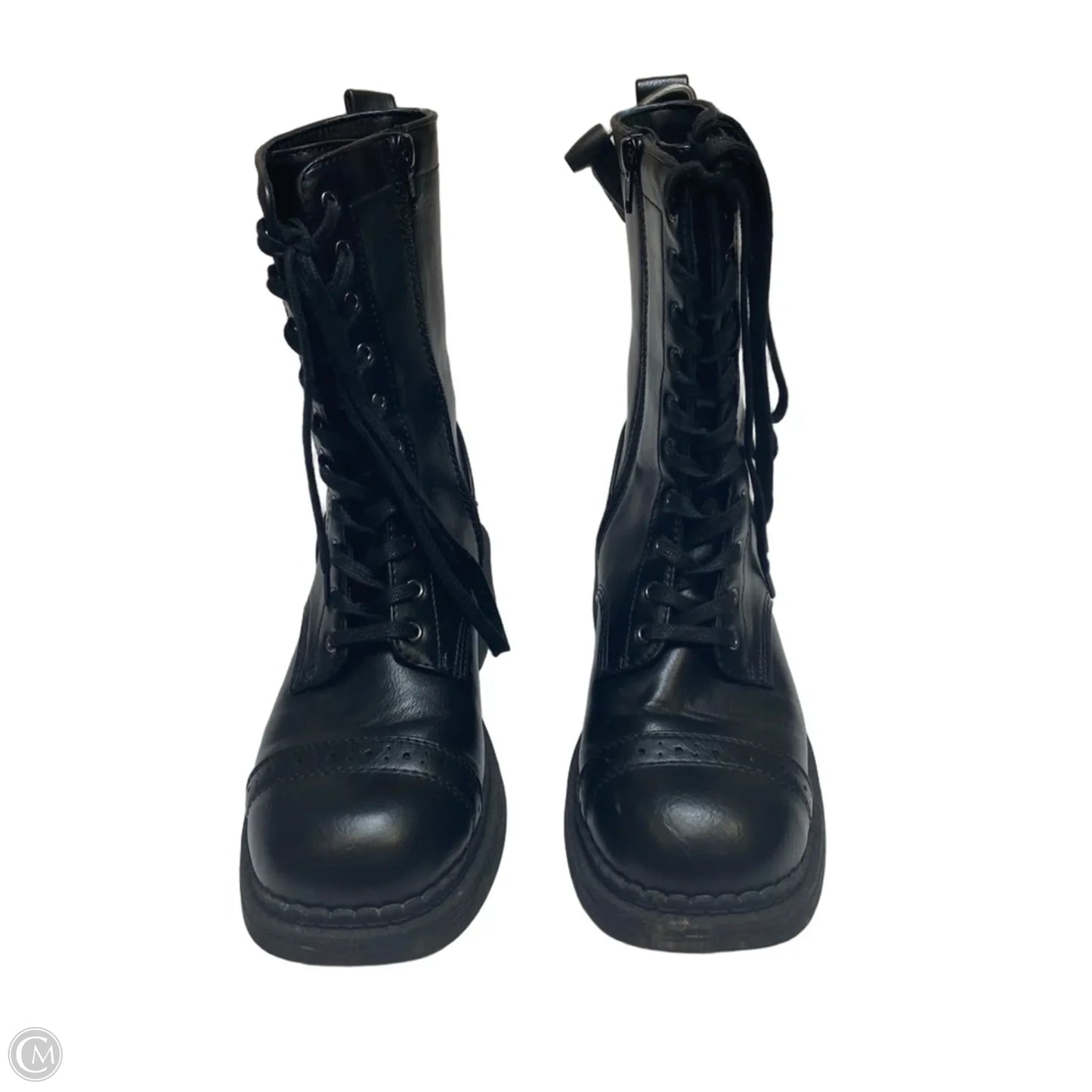 Boots Combat By Wild Fable In Black, Size: 6.5