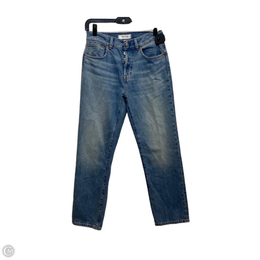 Jeans Straight By Madewell In Blue Denim, Size: 26