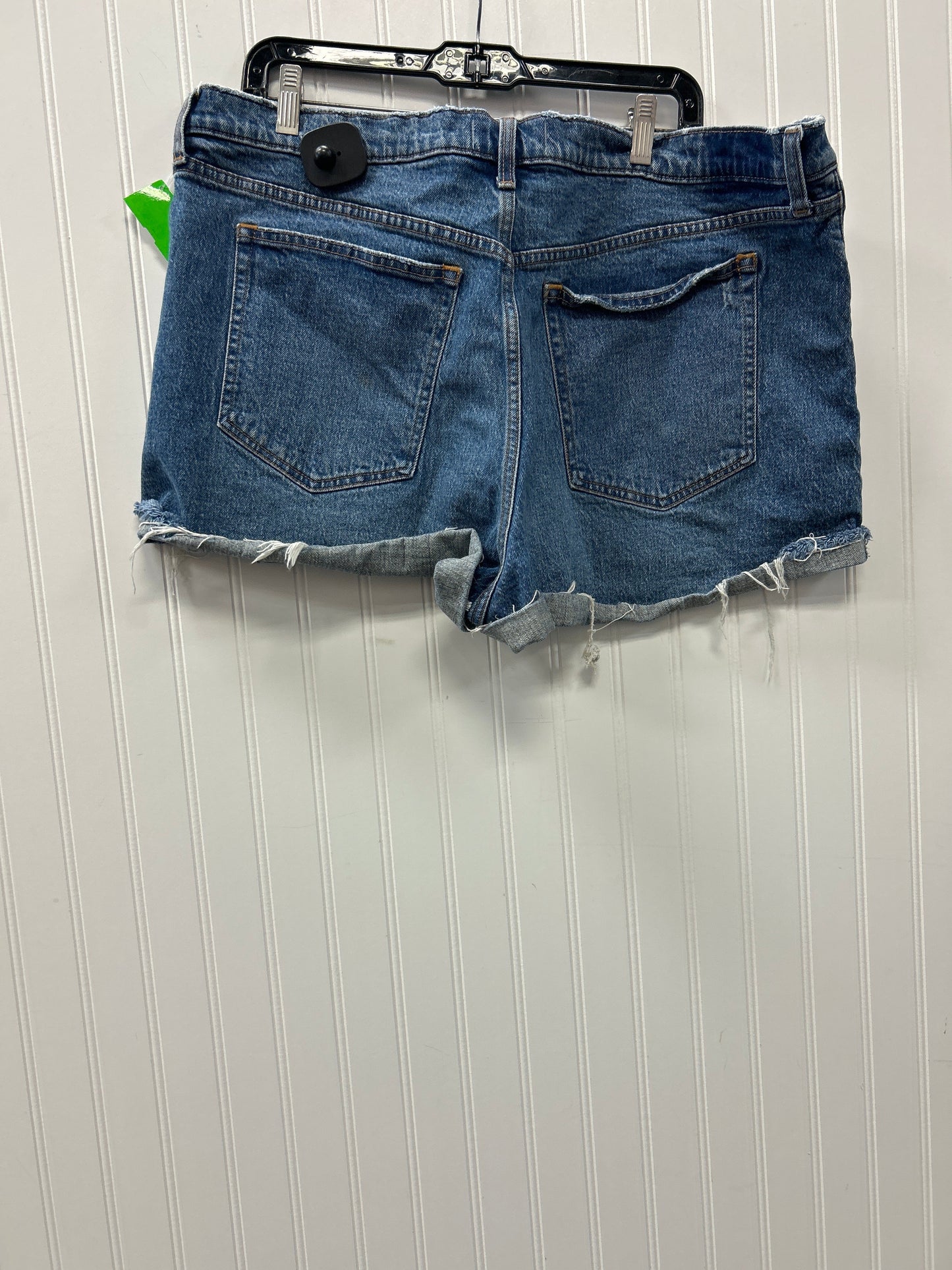 Shorts By Abercrombie And Fitch In Blue Denim, Size:18
