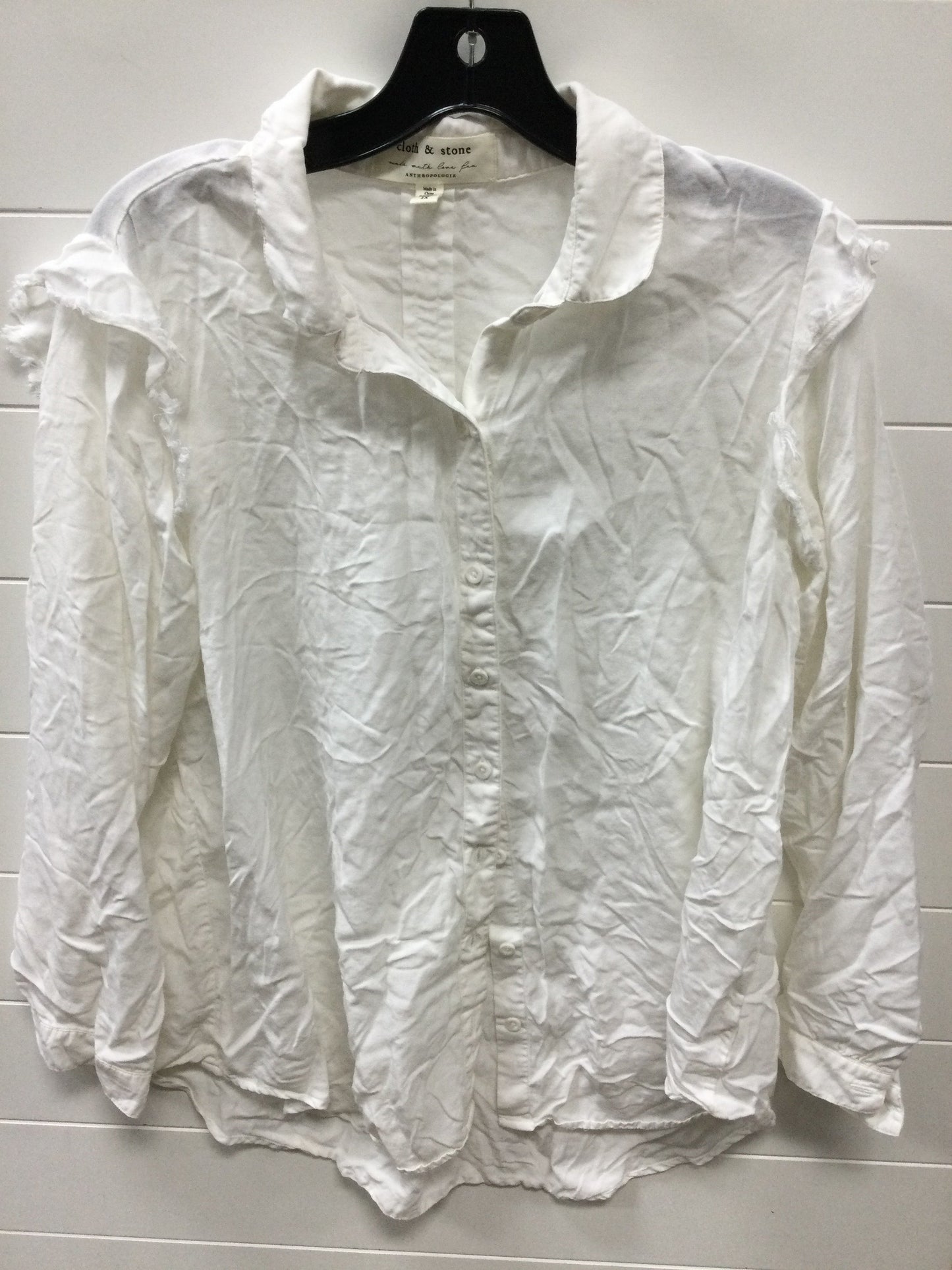 Top Ls By Cloth & Stone In Cream, Size:1X