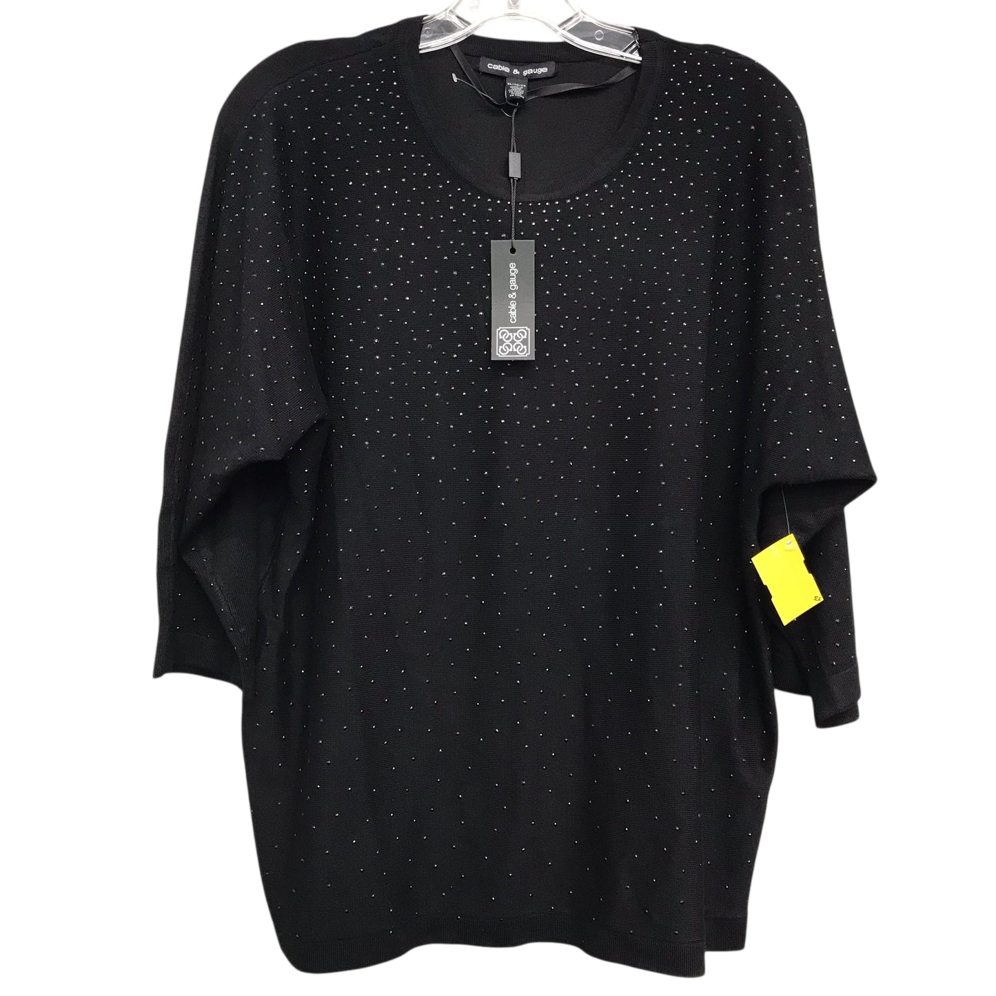 Top Ls By Cable And Gauge In Black, Size:Xl