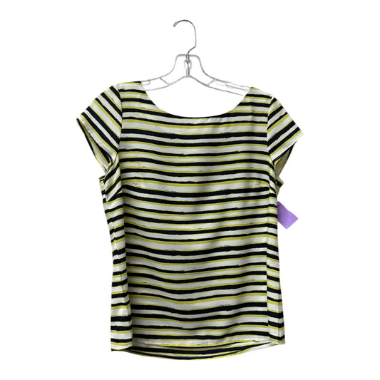 Top Ss By Loft In Black & Yellow, Size:Mp