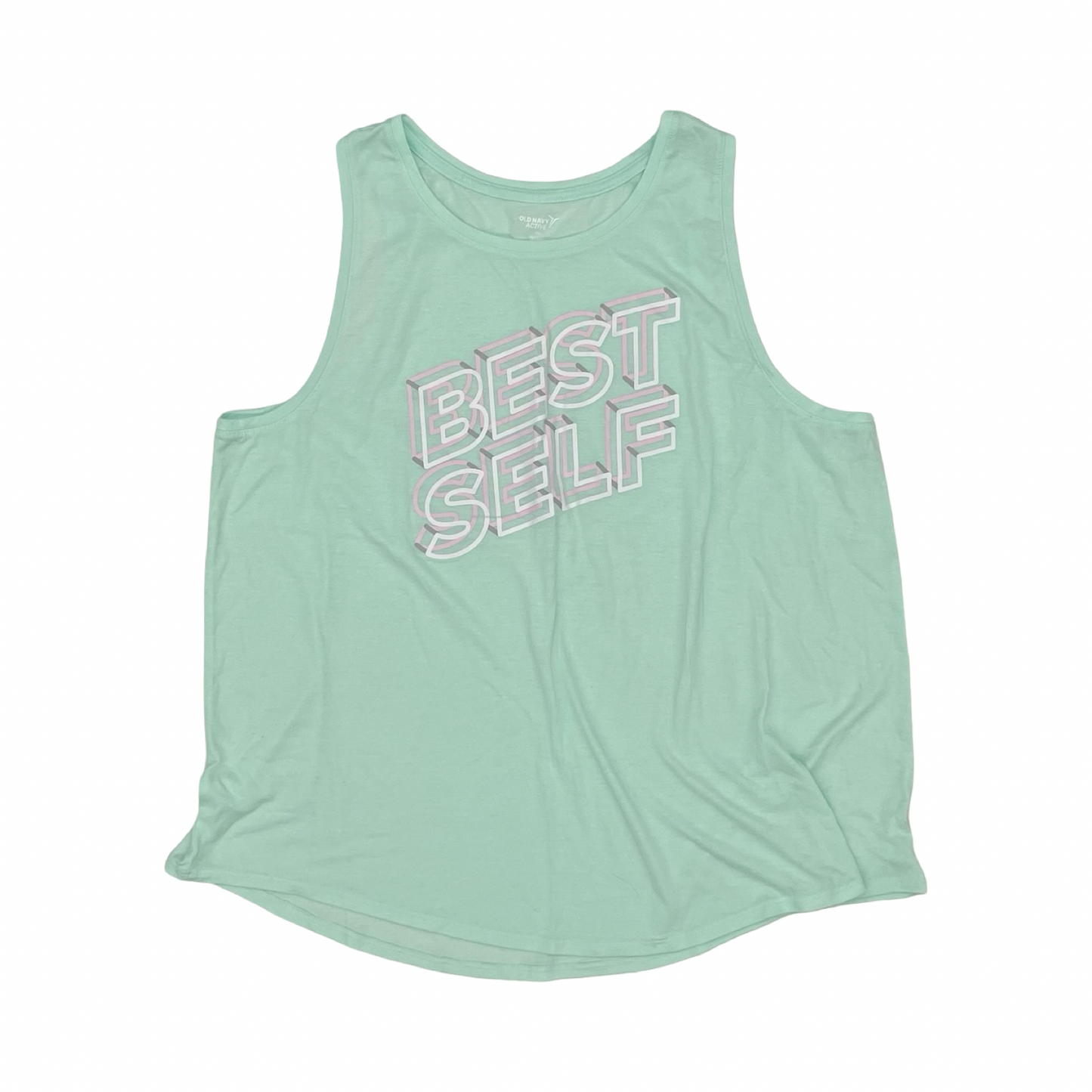 Athletic Tank Top By Old Navy In Green, Size:Xxl