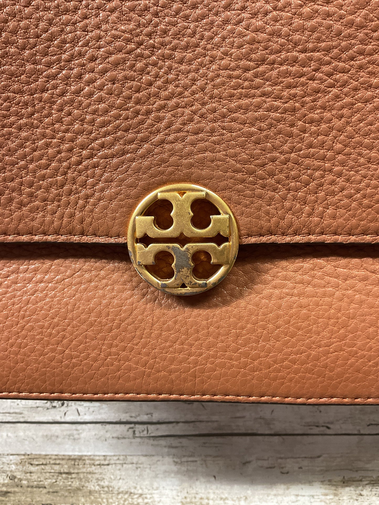 Crossbody Designer By Tory Burch In Brown, Size:Small -as is