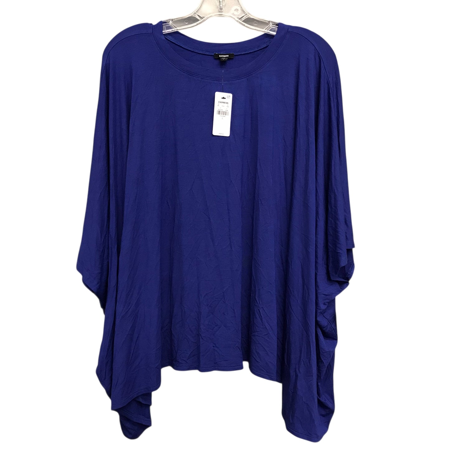 Top Ss By Express In Blue, Size:L