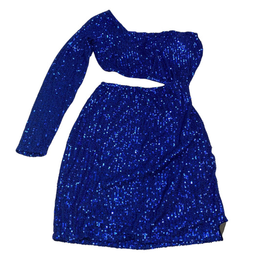 Dress Casual Short By Clothes Mentor In Blue, Size:M