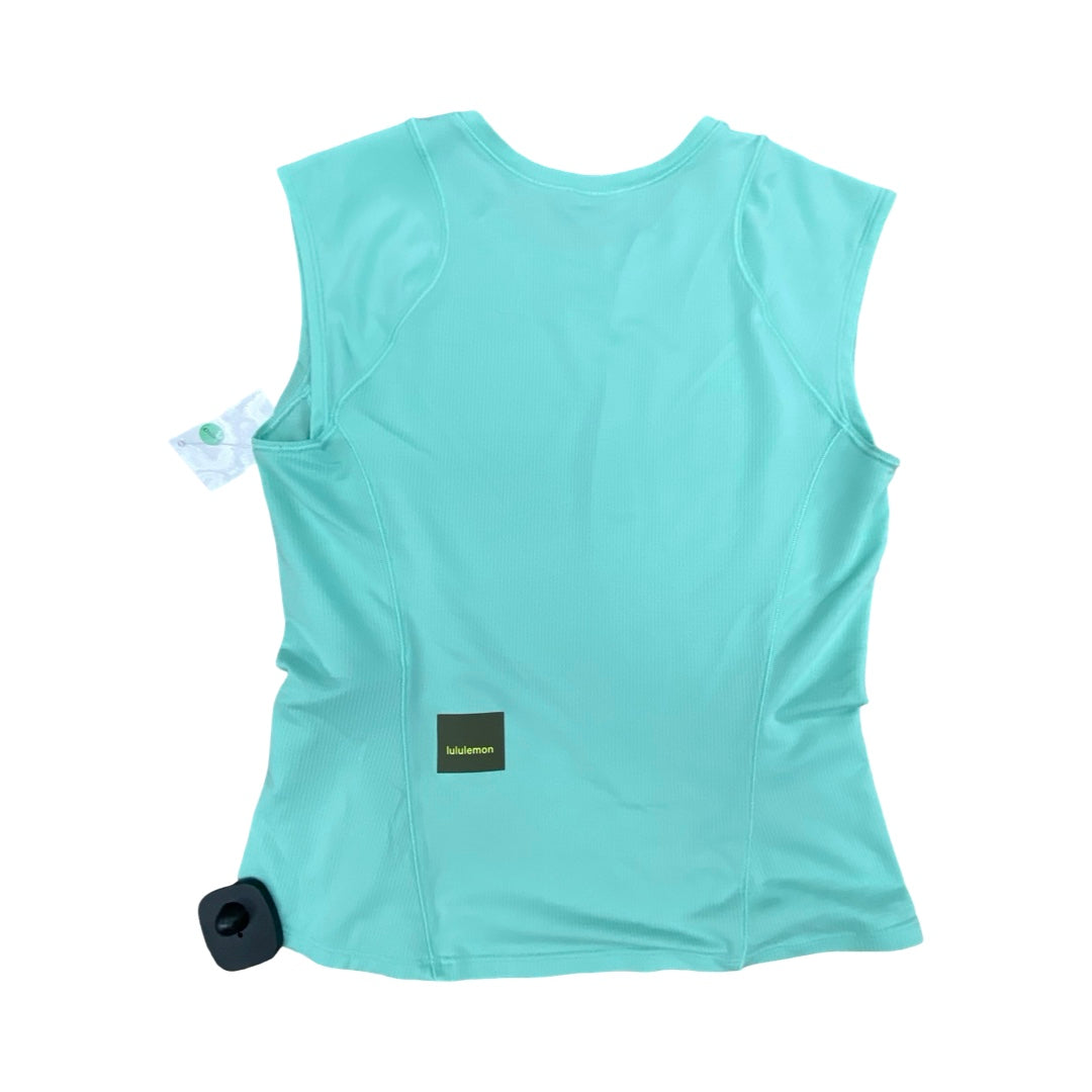 Athletic Tank Top By Lululemon In Green, Size:S
