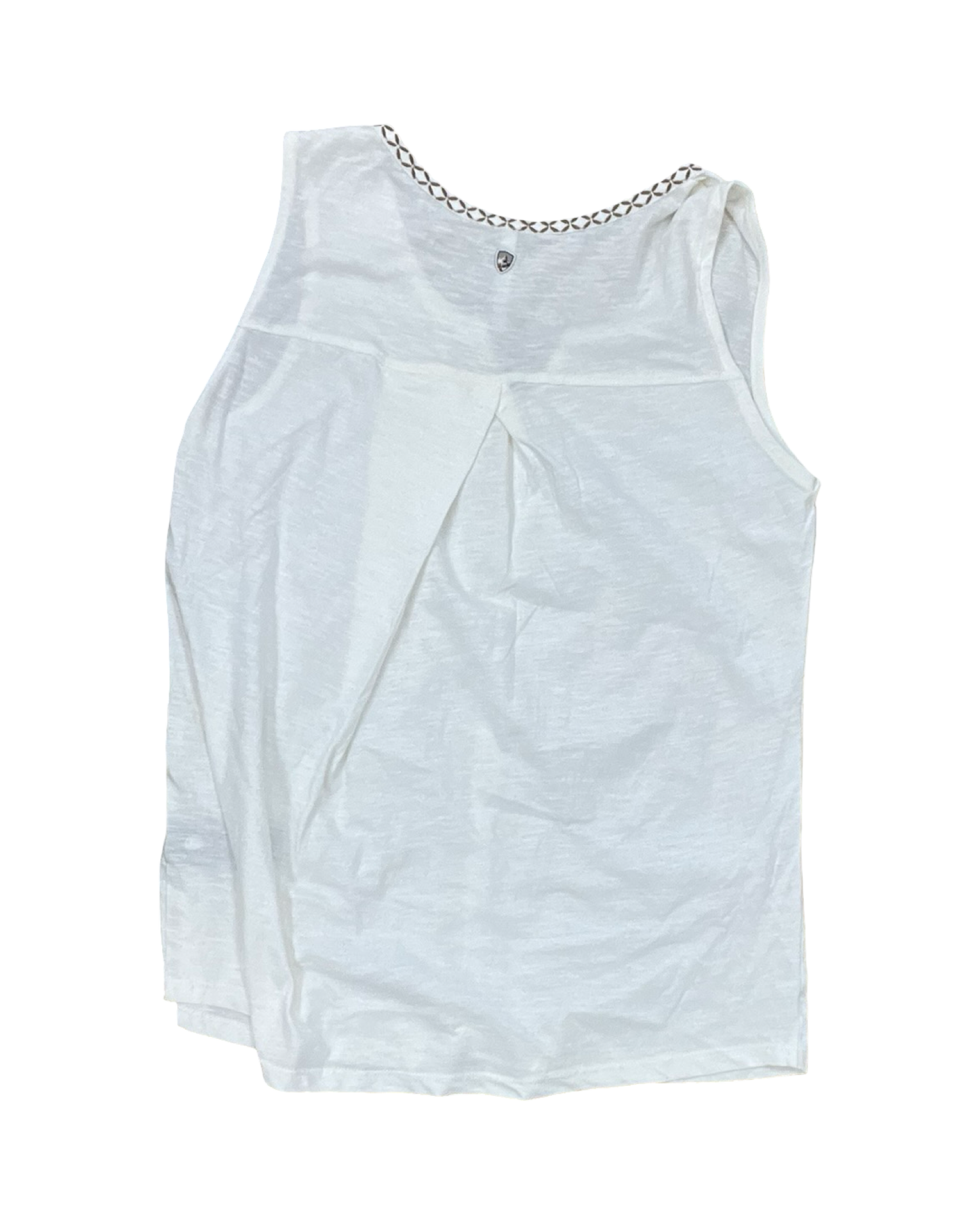 Top Sleeveless By Kuhl In Cream & Tan, Size:S