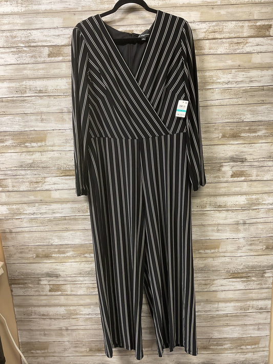 Jumpsuit By Inc In Black & White, Size:16