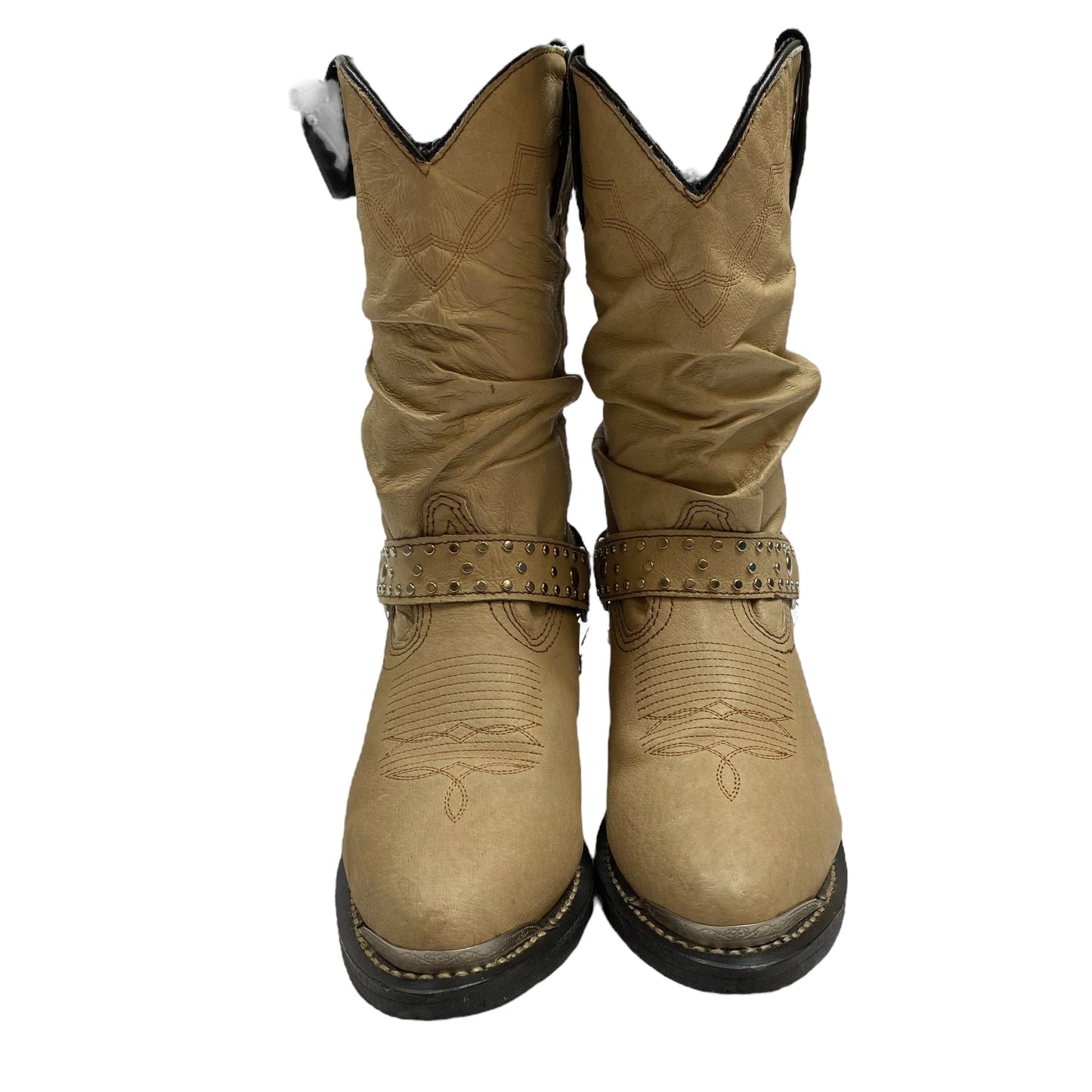 Boots Western By   Clothes Mentor In Tan, Size:6