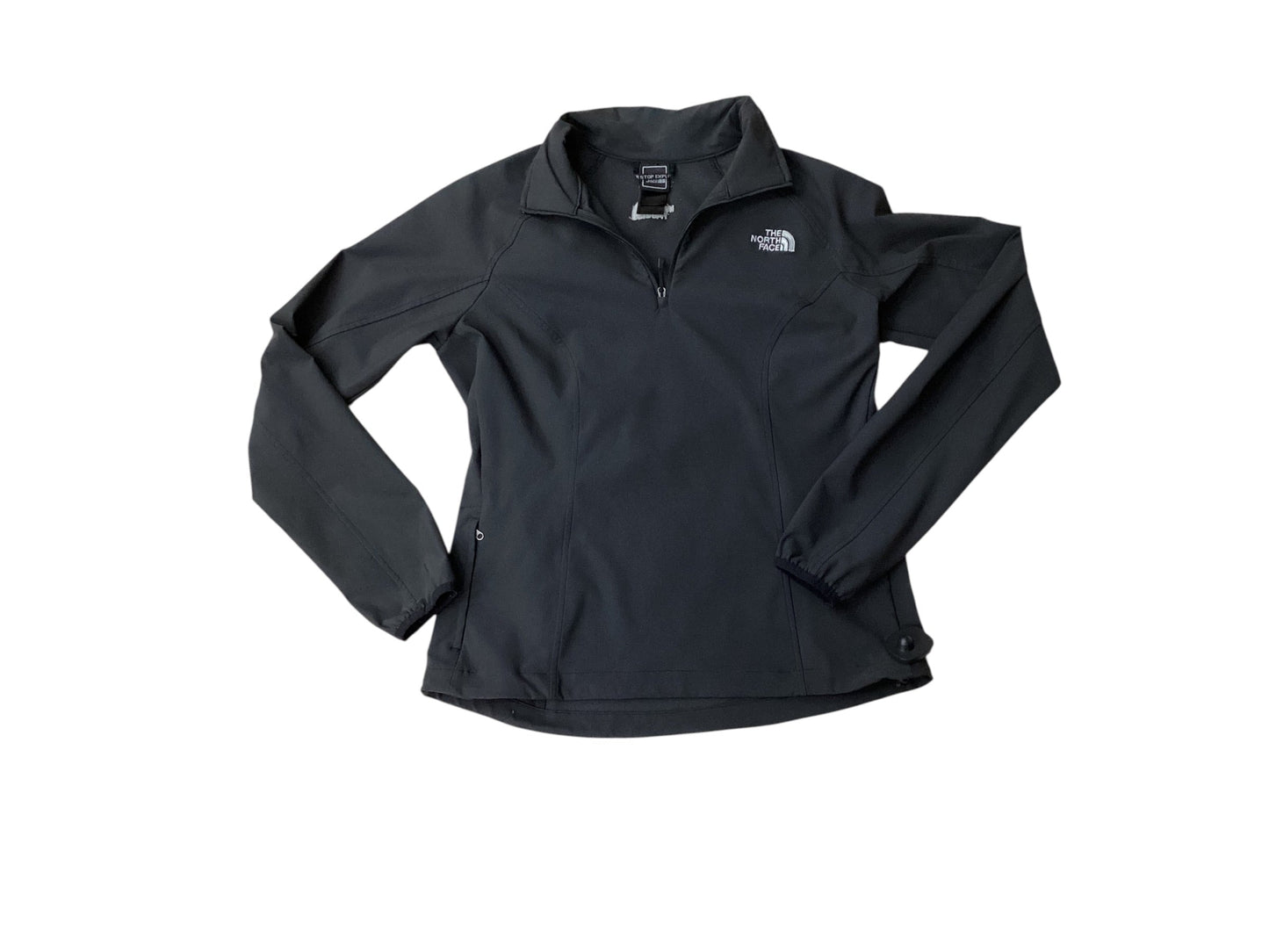 Athletic Top Ls Collar By The North Face In Black, Size:L