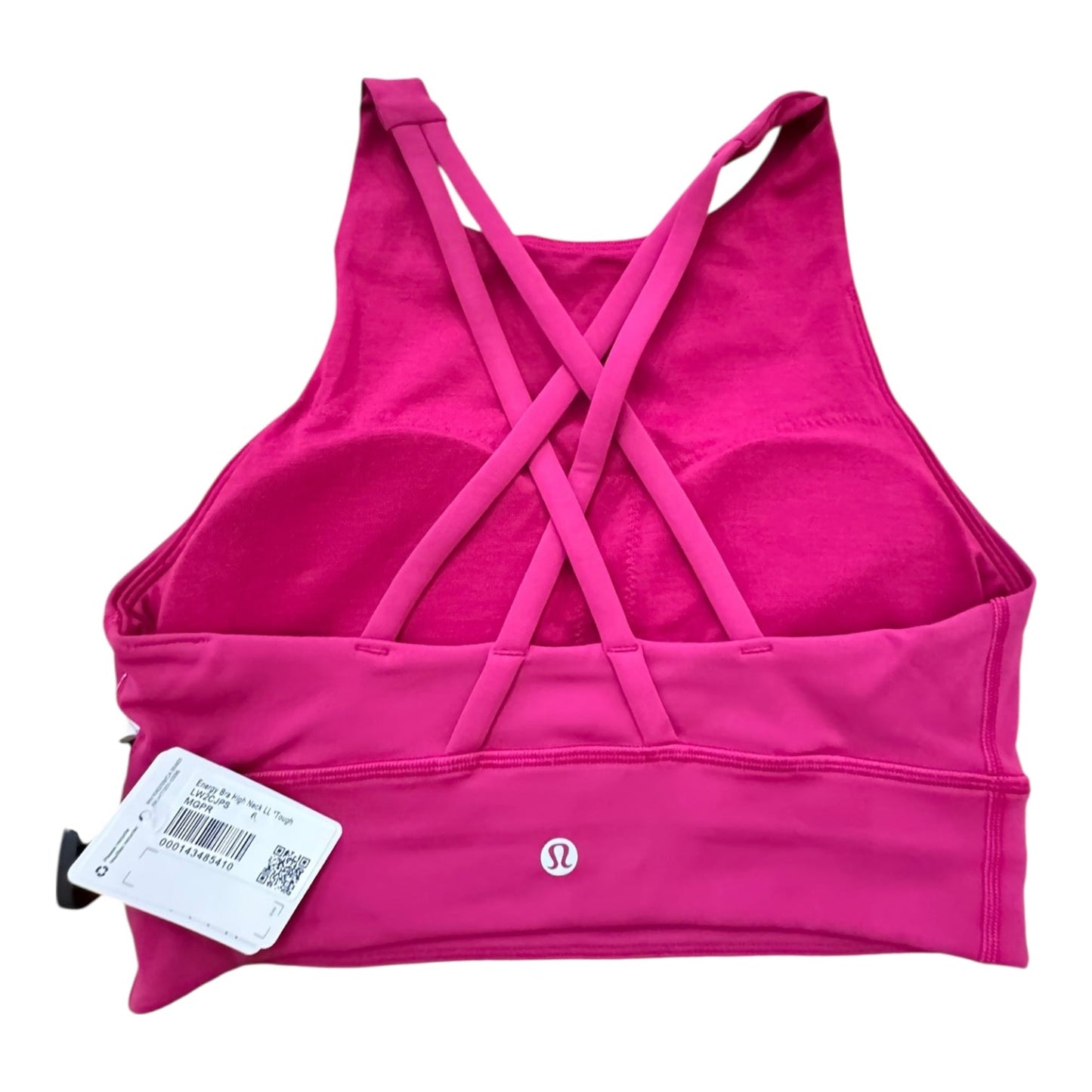 Athletic Bra Designer By Lululemon In Pink, Size:6