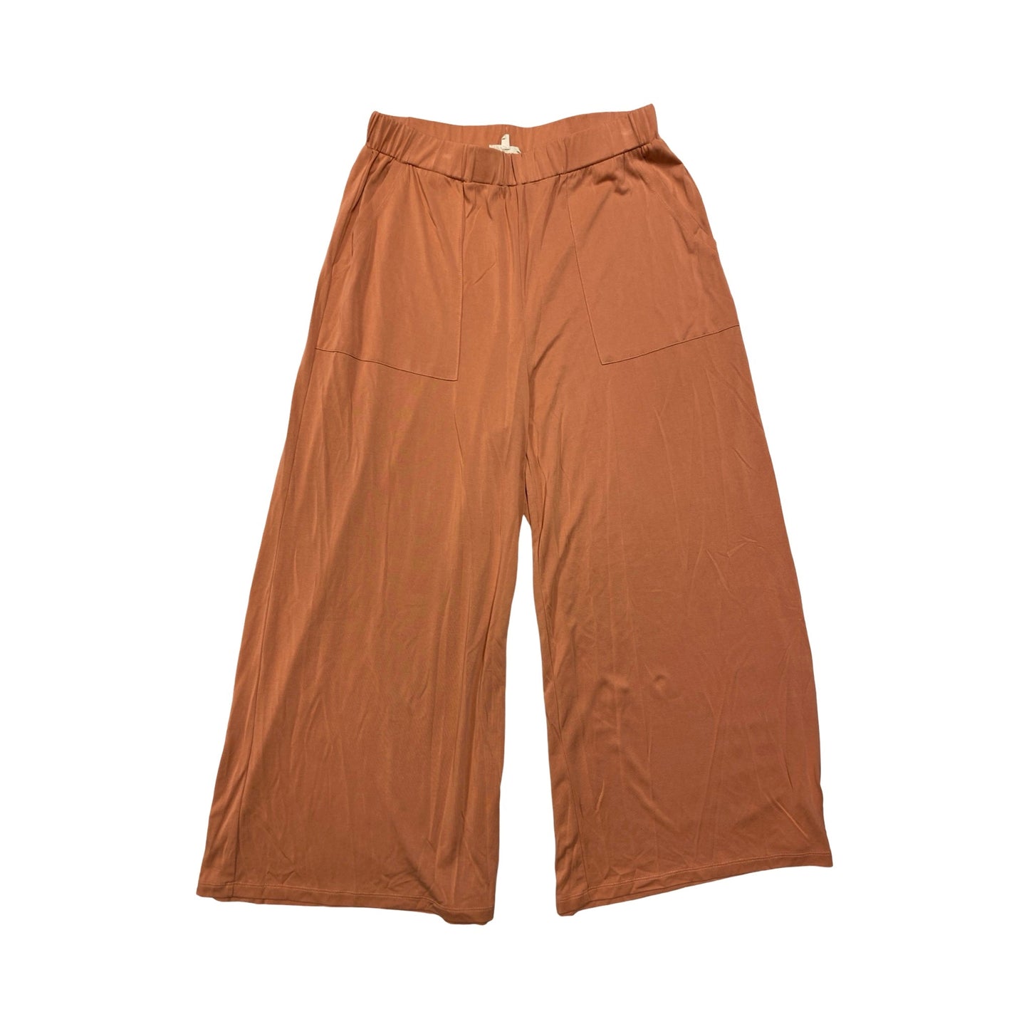Pants Wide Leg By Mystree In Orange, Size:L