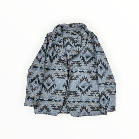 Jacket Other By Lucky & Blessed In Brown & Grey, Size:L