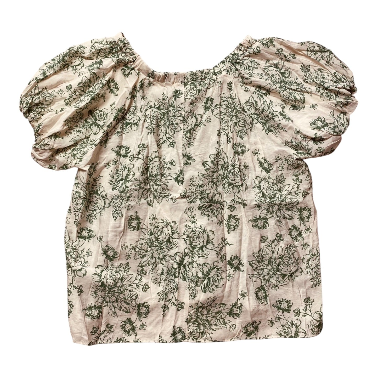 Top Ss By Oddi In Floral Print, Size:3X