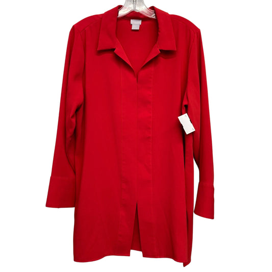 Top Ls By Chicos In Red, Size:L