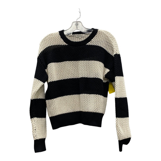 Sweater By Z Supply In Black & Cream, Size:M