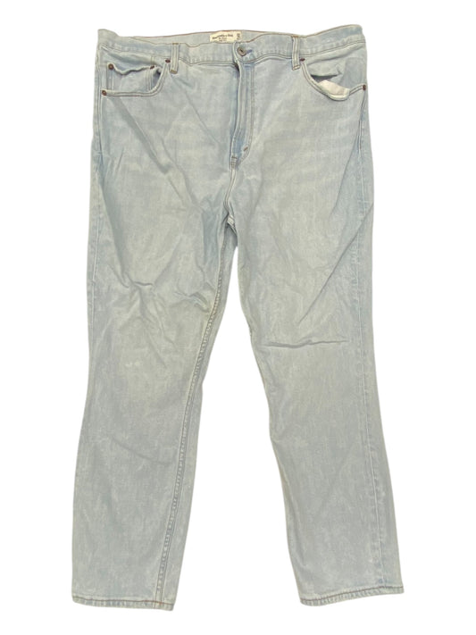 Jeans Skinny By Abercrombie And Fitch In Blue Denim, Size:18