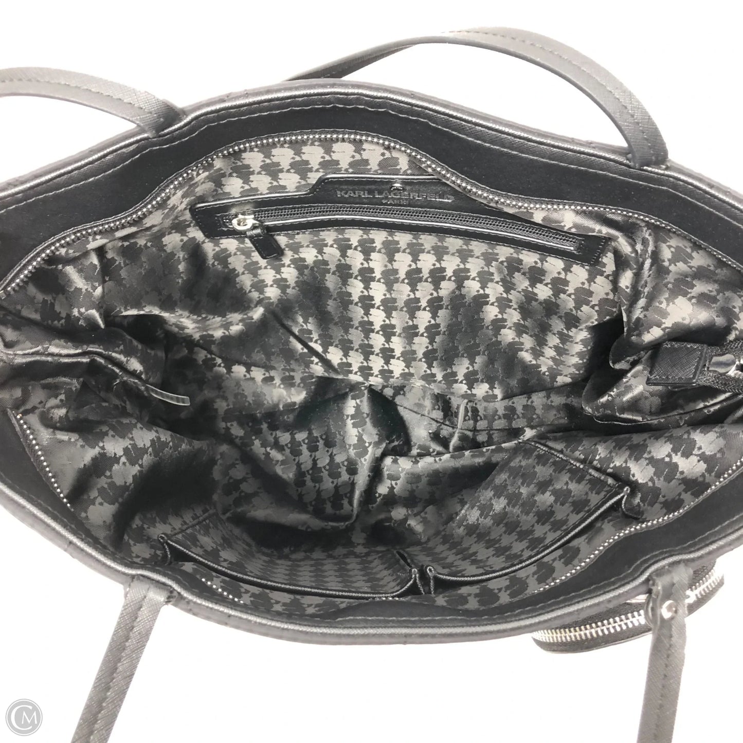 Tote Designer By Karl Lagerfeld, Size: Large