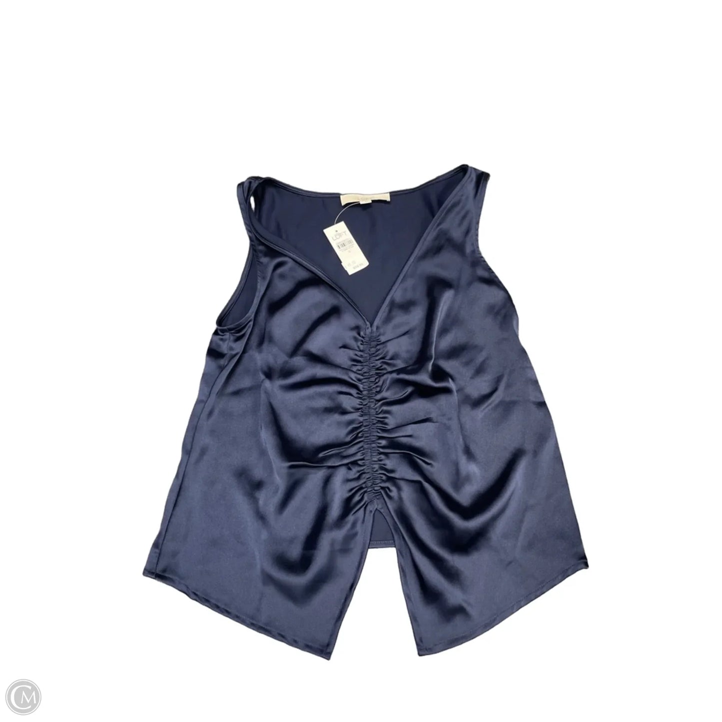 Top Sleeveless By Loft In Blue, Size: S