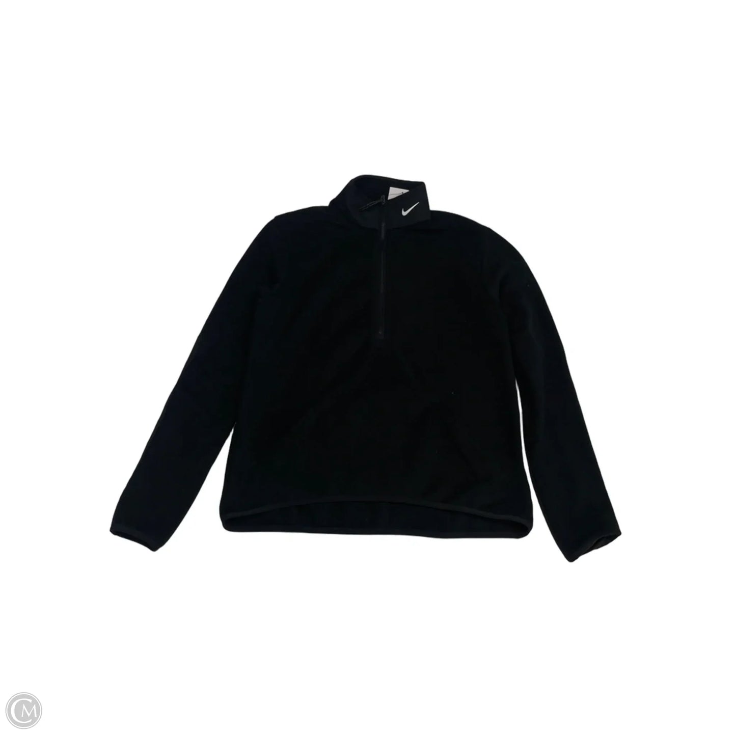 Athletic Jacket By Nike In Black, Size: S