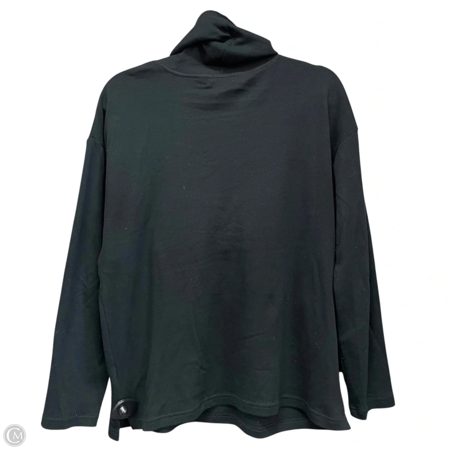 Top Long Sleeve By Chaps In Black & Red, Size: S