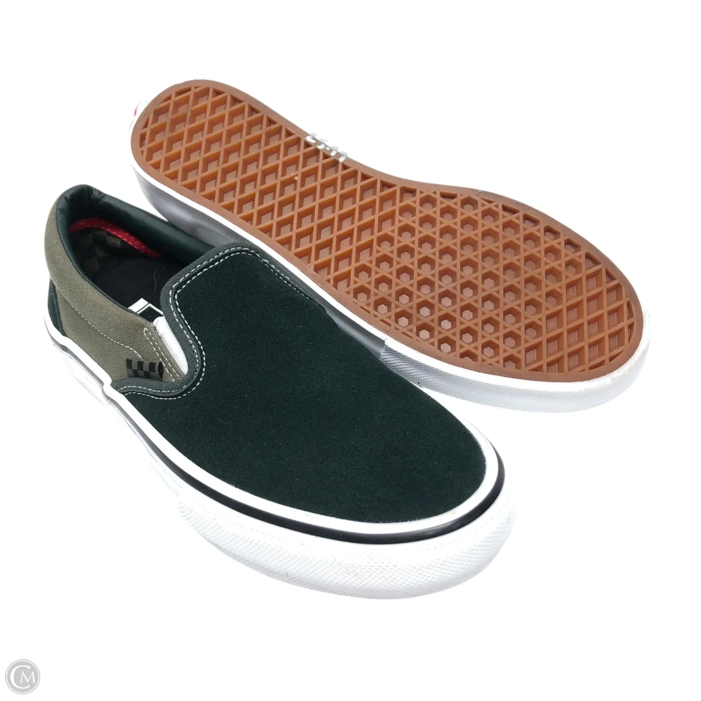 Shoes Sneakers By Vans In Green, Size: 8