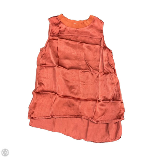 Top Sleeveless By Current Air In Orange, Size: S