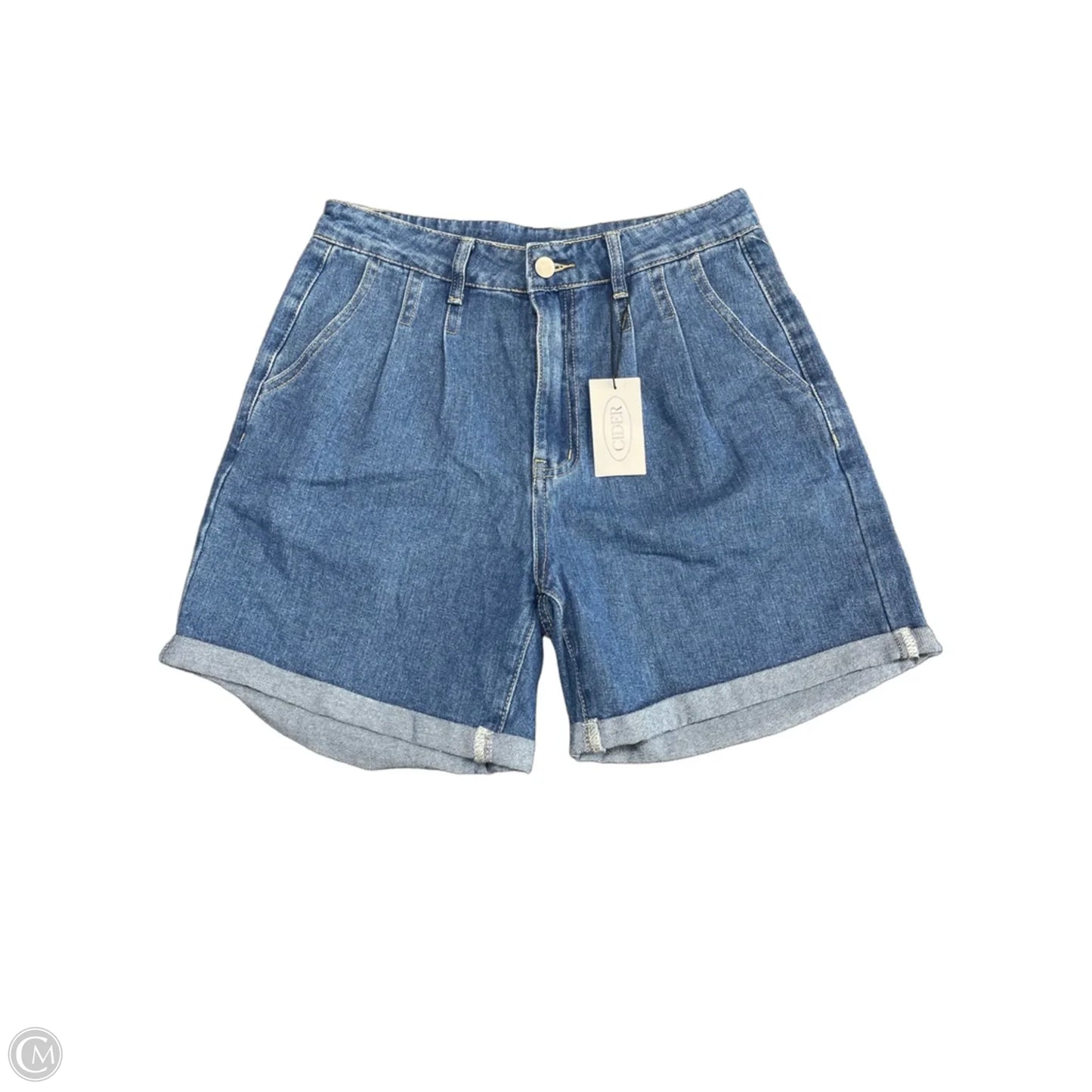 Shorts By Cider In Blue Denim, Size: M