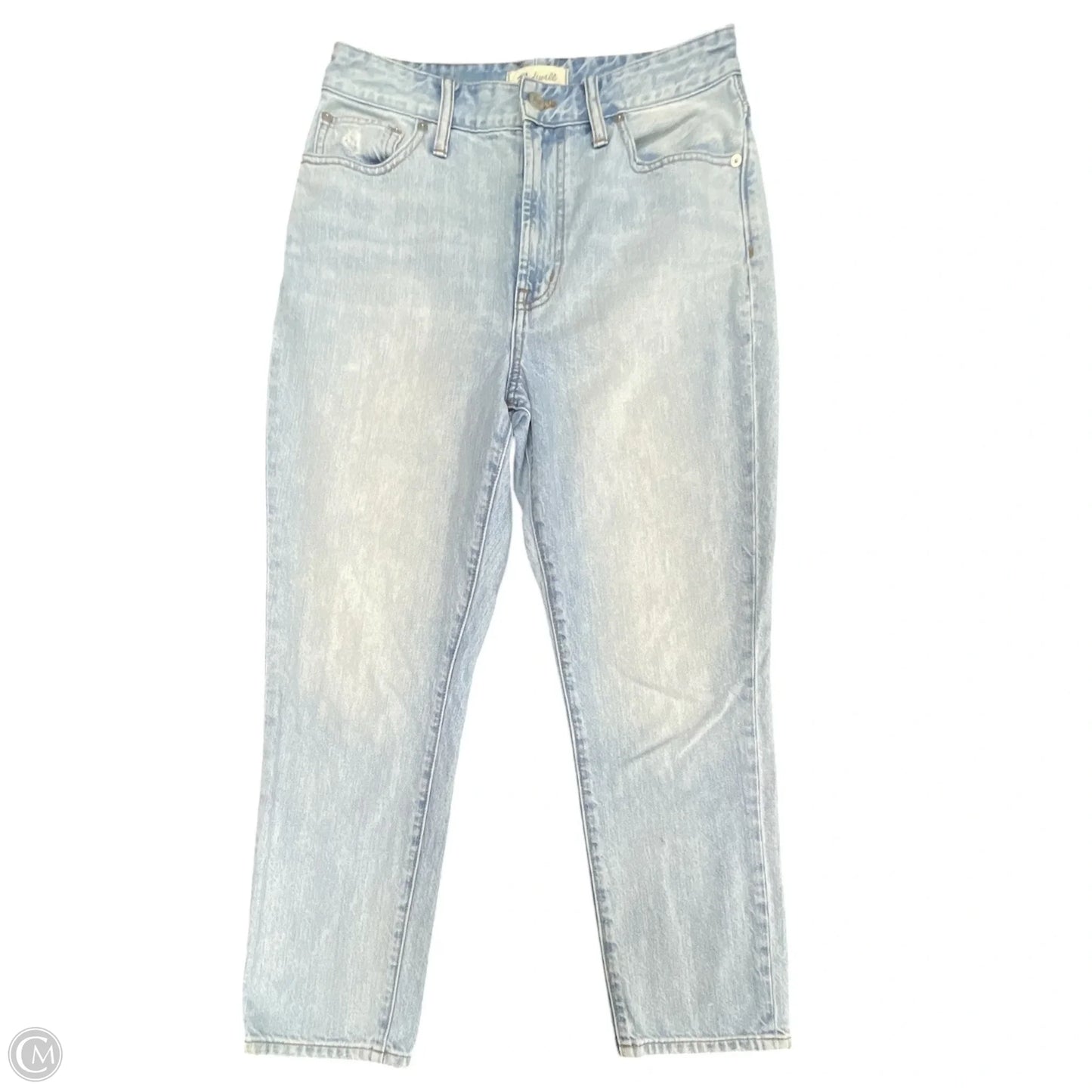 Jeans Straight By Madewell In Blue Denim, Size: 26