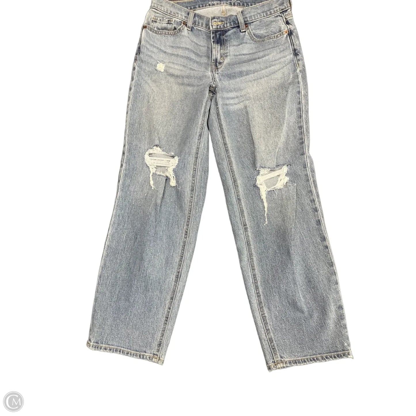 Jeans Boyfriend By Old Navy In Blue Denim, Size: 4