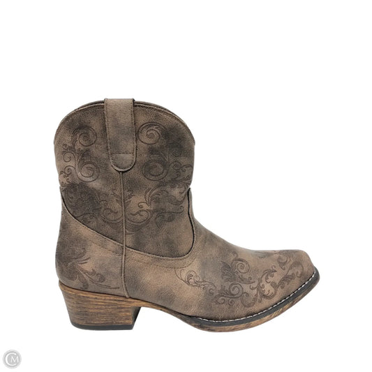 Boots Western By Roper In Brown, Size: 9.5