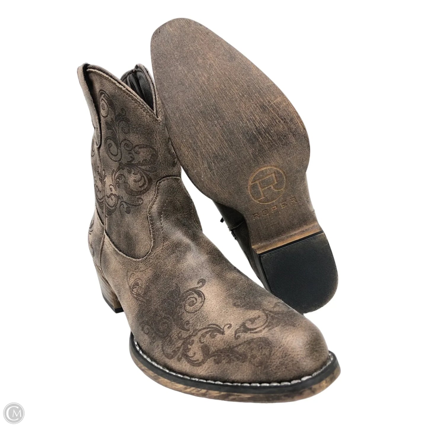 Boots Western By Roper In Brown, Size: 9.5