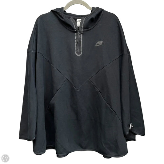 Poncho By Nike In Black, Size: Xl