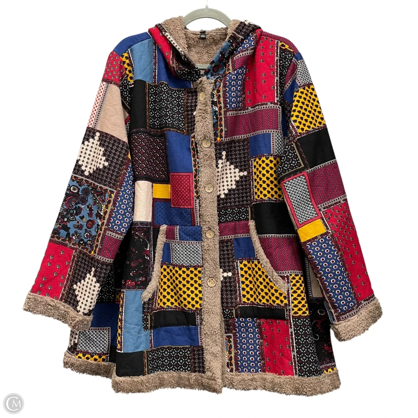 Jacket Other By Clothes Mentor In Multi-colored, Size: 2x