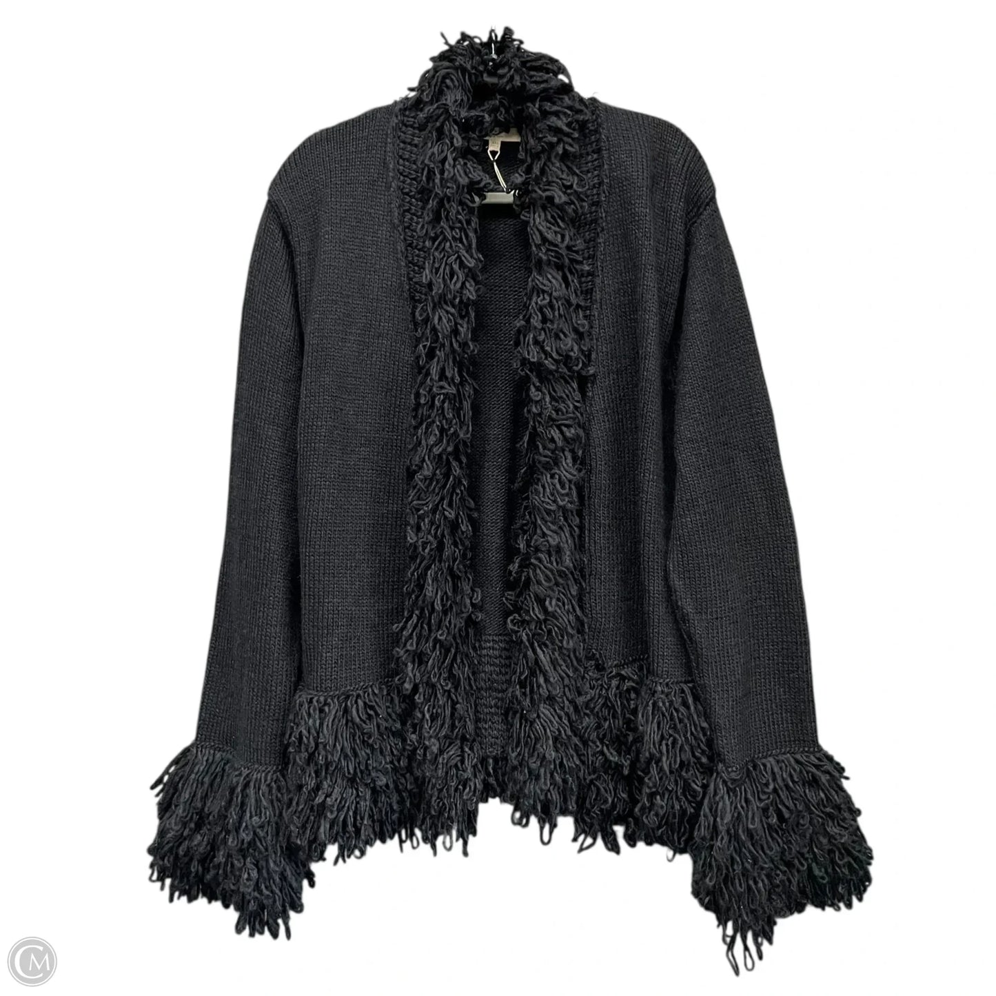 Sweater Cardigan By Chelsea And Violet In Black, Size: Xxl