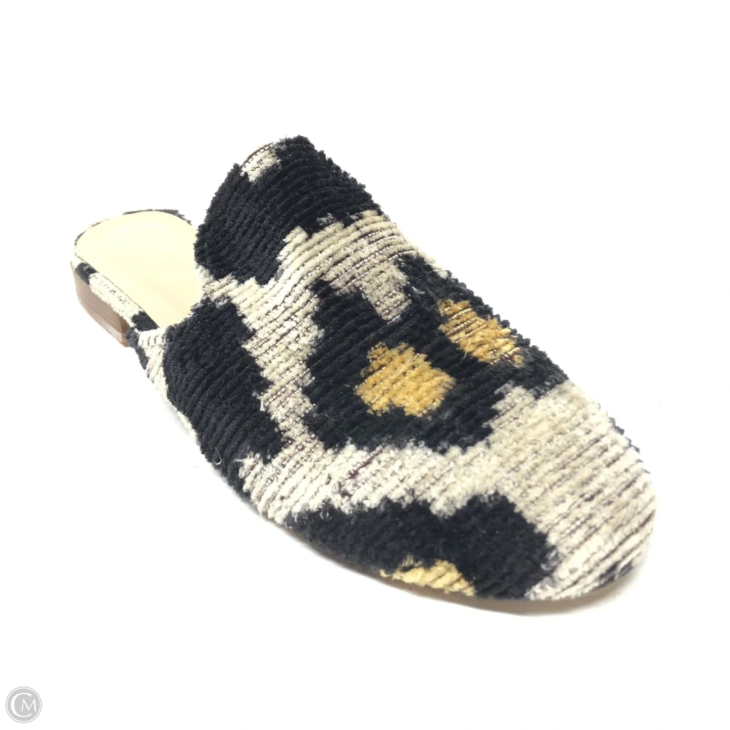 Shoes Flats By Cmb In Black & White, Size: 8.5