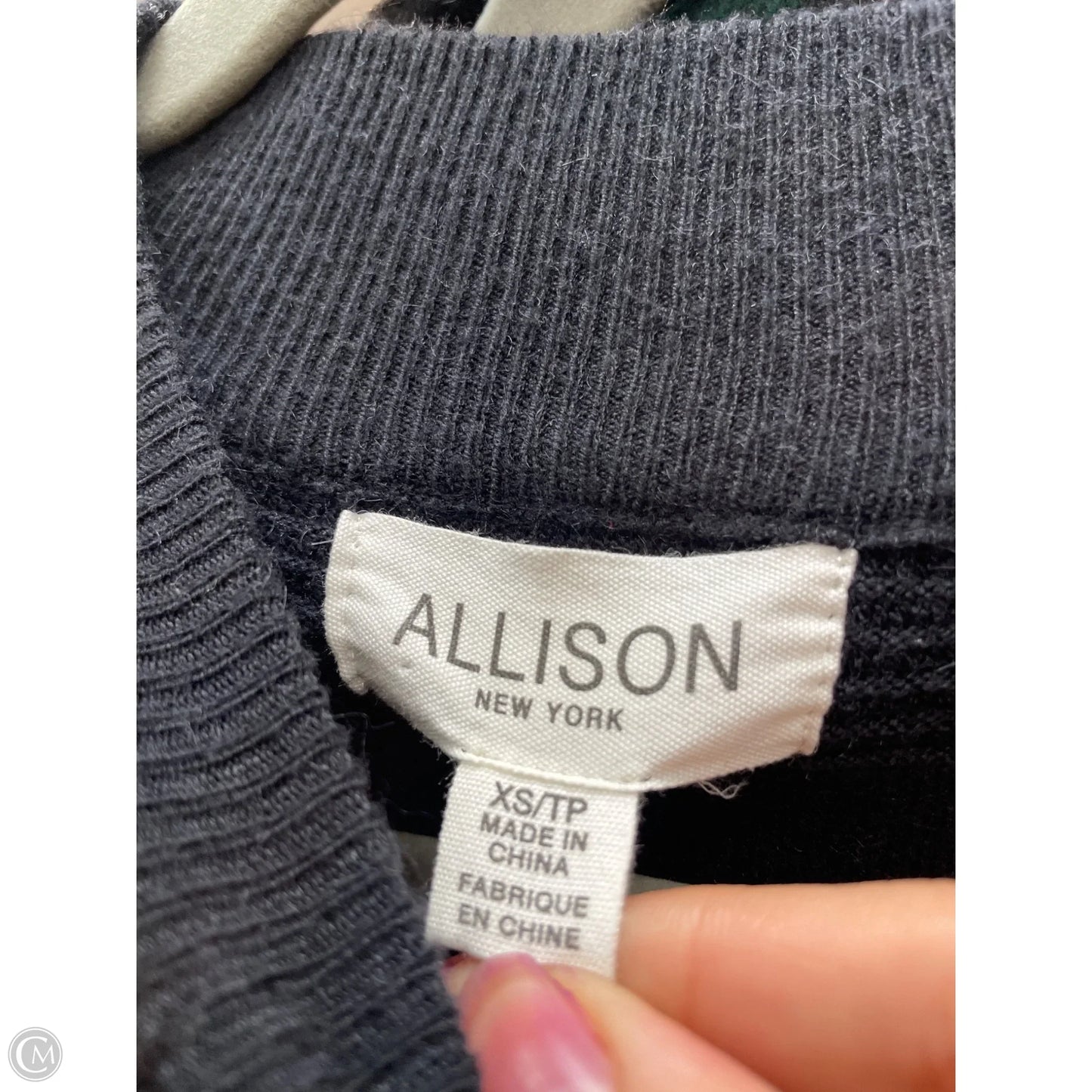 Dress Sweater By Cmb In Black, Size: Xs