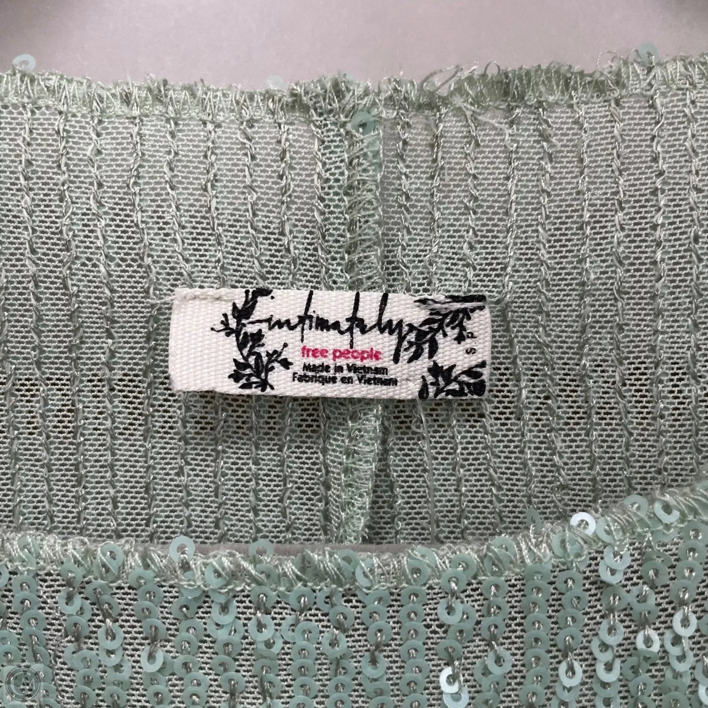 Top Long Sleeve By Free People In Green, Size: S