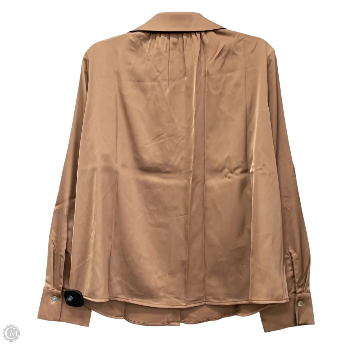 Blouse Long Sleeve By Rachel Zoe In Brown, Size: L