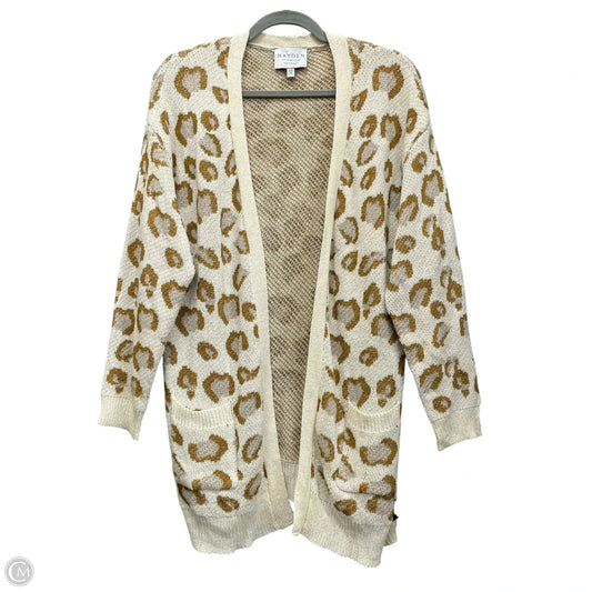 Sweater Cardigan By Hayden La In Beige, Size: S