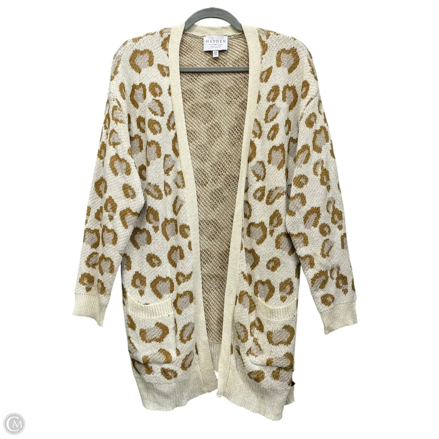 Sweater Cardigan By Hayden La In Beige, Size: S