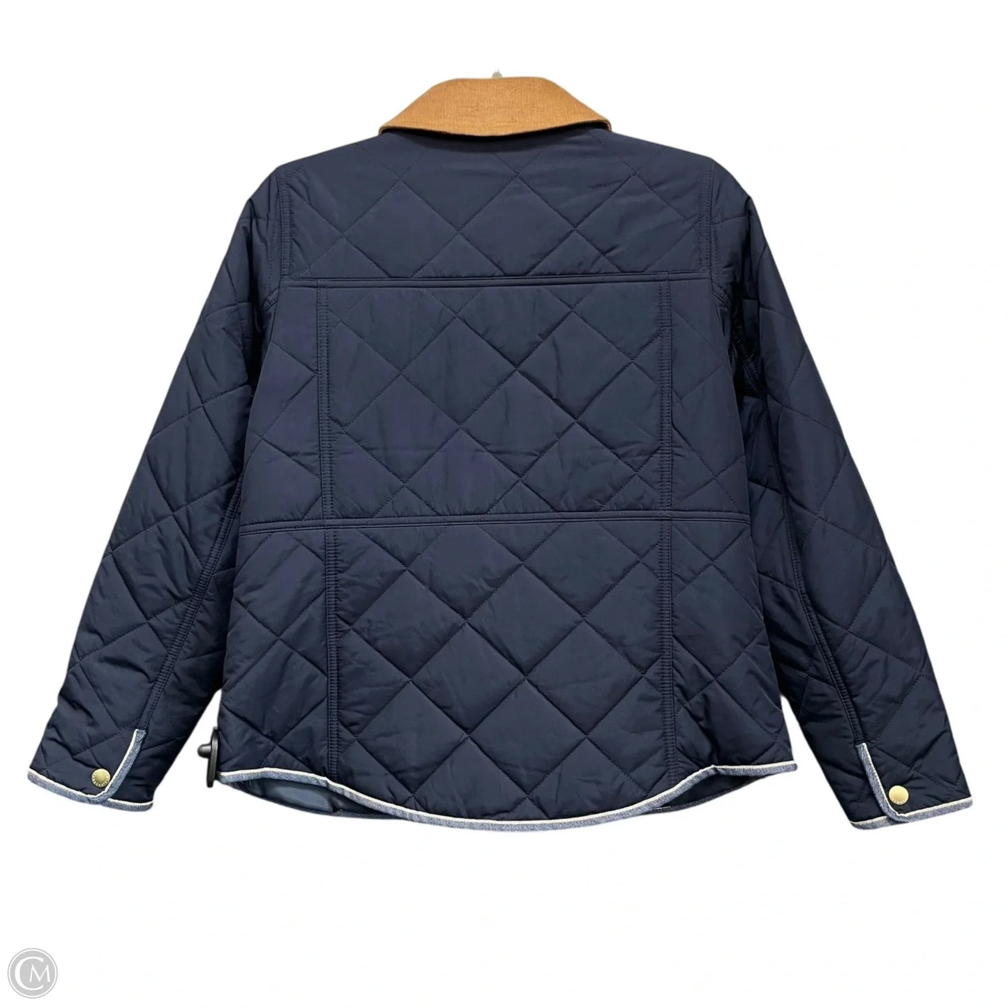 Jacket Puffer & Quilted By Talbots In Navy, Size: Sp